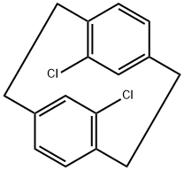 1,4'-エチレン-1',4-エチレンビス(2-クロロベンゼン) 化学構造式