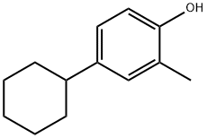 4-シクロヘキシル-o-クレゾール 化学構造式