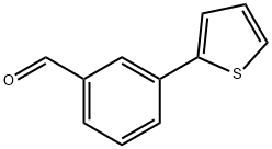 3-(2-噻吩基)苯甲醛, 103668-99-1, 结构式