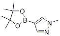 1-甲基吡唑-4-硼酸嚬哪醇酯 结构式
