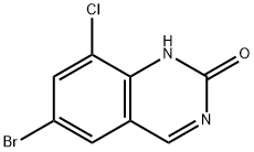 2(1H)-Quinazolinone, 6-bromo-8-chloro- Struktur
