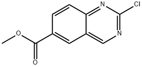 6-Quinazolinecarboxylic acid, 2-chloro-, methyl ester Structure