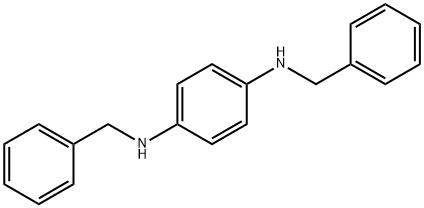 N,N'-DIBENZYL-P-PHENYLENEDIAMINE Structure