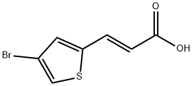 3-(4-Bromo-2-thienyl)acrylic acid Structure