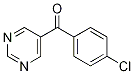 5-(4-氯苯甲酰基)嘧啶 结构式