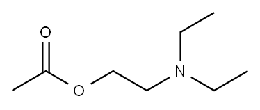 2-二乙基氨基乙基乙酸酯,10369-82-1,结构式