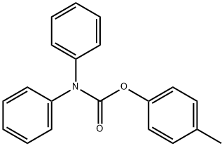 N,N-Diphenylcarbamic acid 4-methylphenyl ester Structure