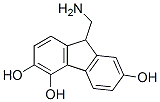 2,5,6-trihydroxy-9H-fluorene-9-methanamine Struktur