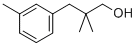 2,2-DIMETHYL-3-(3-METHYLPHENYL) PROPANOL Structure