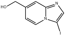 IMidazo[1,2-a]pyridine-7-Methanol, 3-iodo- Struktur