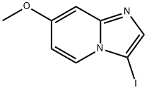 IMidazo[1,2-a]pyridine, 3-iodo-7-Methoxy- Struktur