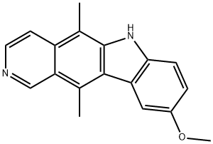 9-methoxy-5,11-dimethyl-6H-pyrido[4,3-b]carbazole  Structure
