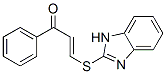 (E)-3-(1H-benzoimidazol-2-ylsulfanyl)-1-phenyl-prop-2-en-1-one Structure