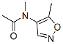 Acetamide, N-methyl-N-(5-methyl-4-isoxazolyl)- (9CI) Struktur