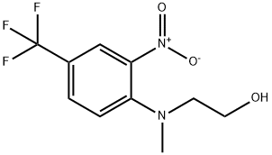 2-[METHYL-2-NITRO-4-(TRIFLUOROMETHYL)ANILINO]ETHAN-1-OL Structure