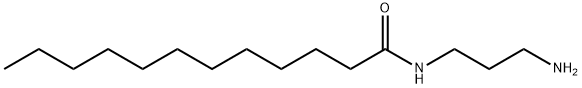 N-(3-aminopropyl)dodecanamide 化学構造式