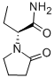 (R)-2-(2-OXO-PYRROLIDIN-1-YL)-BUTYRAMIDE Struktur