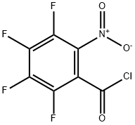 5-NITRO-2,3,4,5-TETRAFLUORO BENZOYL CHLORIDE Struktur