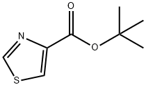 4-噻唑羧酸叔丁酯, 1037746-91-0, 结构式