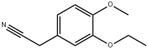 3-ETHOXY-4-METHOXYPHENYLACETONITRILE Struktur