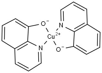 8-羟基喹啉铜,10380-28-6,结构式