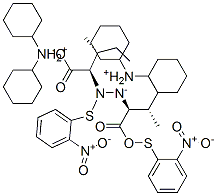 N-2-硝基苯亚磺酰基-L-异亮氨酸双环己铵盐 结构式