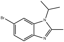 6-bromo-1-isopropyl-2-methyl-1H-benzo[d]imidazole Structure