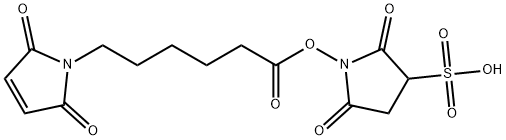 N-(epsilon-Maleimidocaproyloxy)sulfosuccinimide Struktur