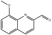 8-メトキシキノリン-2-カルブアルデヒド 化学構造式