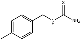 1-(4-メチルベンジル)-2-チオ尿素 化学構造式
