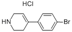 4-(4-溴苯基)-1,2,3,6-四氢吡啶盐酸盐, 103855-00-1, 结构式