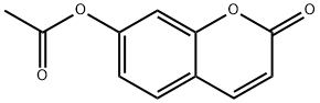7-アセトキシクマリン 化学構造式