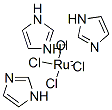 imidazolium-bis(imidazole)tetrachlororuthenate(III) Struktur