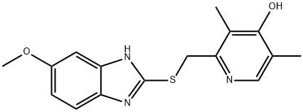 4-Hydroxy Omeprazole Sulfide Structure