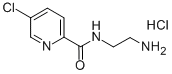N-(2-Aminoethyl)-5-chlor-2-pyridincarboxamid-hydrochlorid Structure