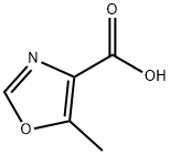 5-METHYL-1,3-OXAZOLE-4-CARBOXYLIC ACID Struktur
