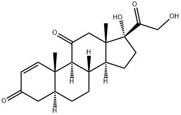 (5ALPHA)-17,21-二羟基-孕甾-1-烯-3,11,20-三酮, 103881-93-2, 结构式
