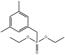 (3,5-二甲基苄基)磷酸二乙酯 结构式