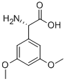 (S)-AMINO-(3,5-DIMETHOXY-PHENYL)-ACETIC ACID 化学構造式