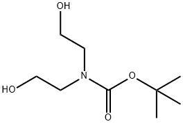 TERT-BUTYL N,N-BIS(2-HYDROXYETHYL)CARBAMATE Struktur