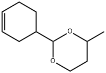 2-CYCLOHEX-3-ENYL-4-METHYL-1,3-DIOXANE 结构式