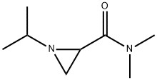 2-Aziridinecarboxamide,  N,N-dimethyl-1-(1-methylethyl)- 结构式