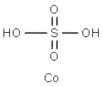 Cobalt sulfate Struktur