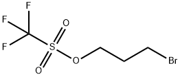 3-溴丙基三氟甲磺酸酯 结构式