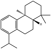 Phenanthrene, 1,2,3,4,4a,9,10,10a-octahydro-1,1,4a-trimethyl-8-(1-methylethyl)-, (4aS,10aS)- Struktur