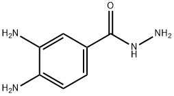 3,4-ジアミノベンゾヒドラジド 化学構造式