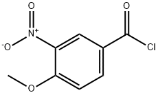 4-メトキシ-3-ニトロベンゾイルクロリド 化学構造式