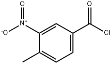 4-メチル-3-ニトロベンゾイルクロリド 化学構造式