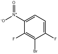 3-Bromo-2,4-difluoronitrobenzene 98% Structure