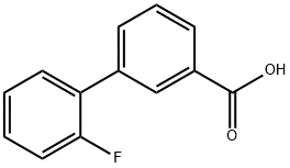 2'-フルオロビフェニル-3-カルボン酸 化学構造式